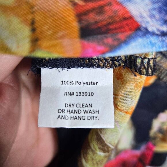 Show Me Your Mumu Floral Bronte Halter Maxi Dress Side Slits Size XS - Picture 11 of 11